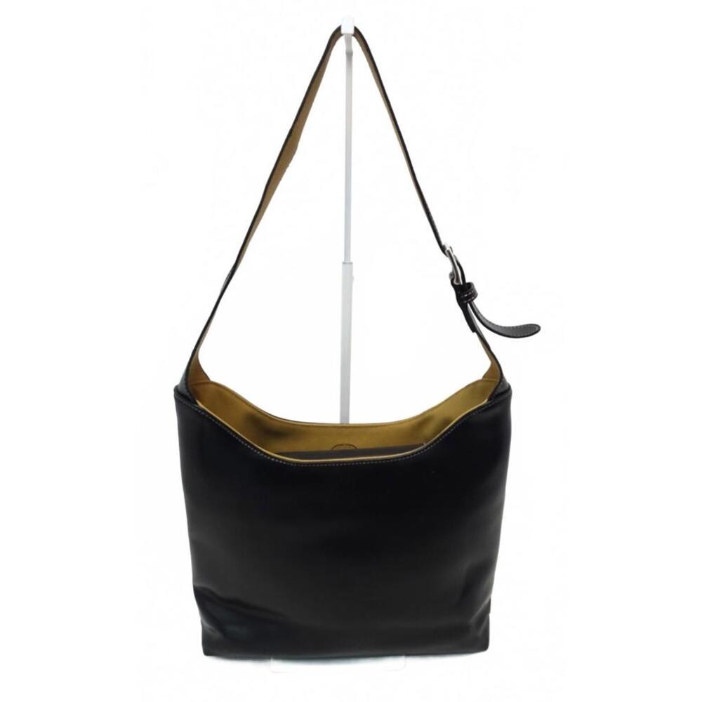 Mondani NY Black Faux Leather Shoulder Bag